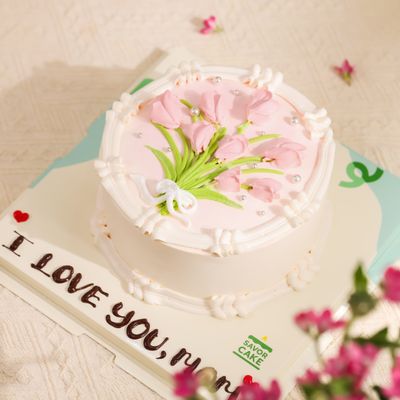 SCake banh-kem-bo-hoa-tulip-vien-ren-1