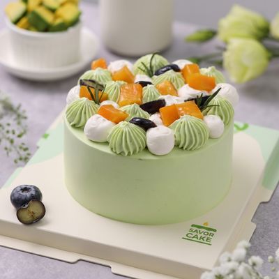 Bánh kem bơ xoài việt quất