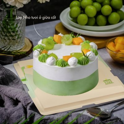 Bánh kem nho xoài