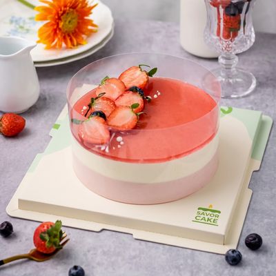 Mousse sữa chua dâu tây