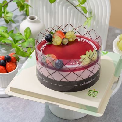 Mousse việt quất socola