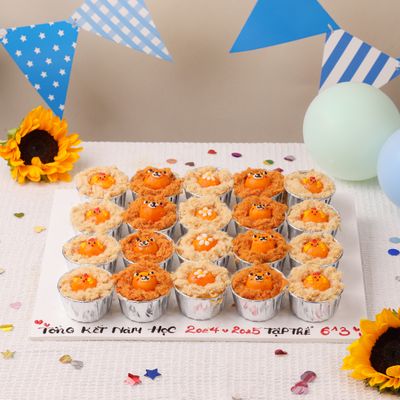 SCake set-cupcake-cha-bong-chick-&-bear